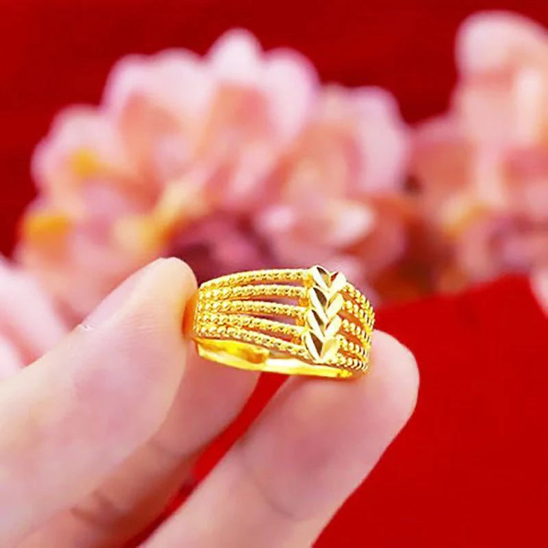 Women's Heart Music Staff Ring Exquisite, Fashionable & Bestselling Heart Open Band High-End, Niche & Versatile Jewelry Gift For Her