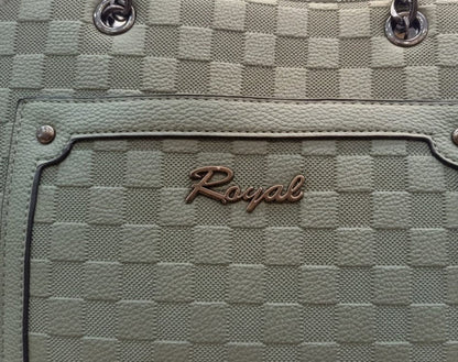 Ridged Texture Shoulder Bag