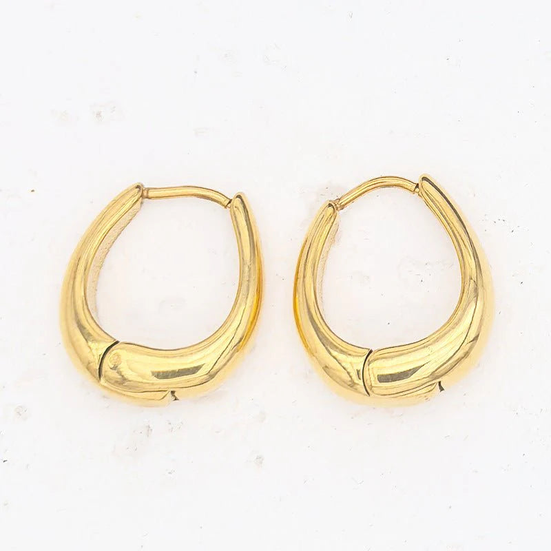 Vintage Geometric Waterdrop Statement Earrings For Women