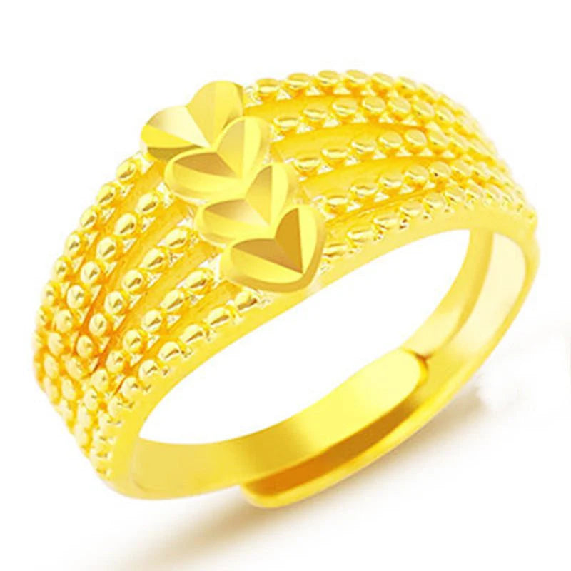 Women's Heart Music Staff Ring Exquisite, Fashionable & Bestselling Heart Open Band High-End, Niche & Versatile Jewelry Gift For Her
