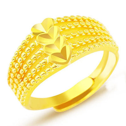 Women's Heart Music Staff Ring Exquisite, Fashionable & Bestselling Heart Open Band High-End, Niche & Versatile Jewelry Gift For Her
