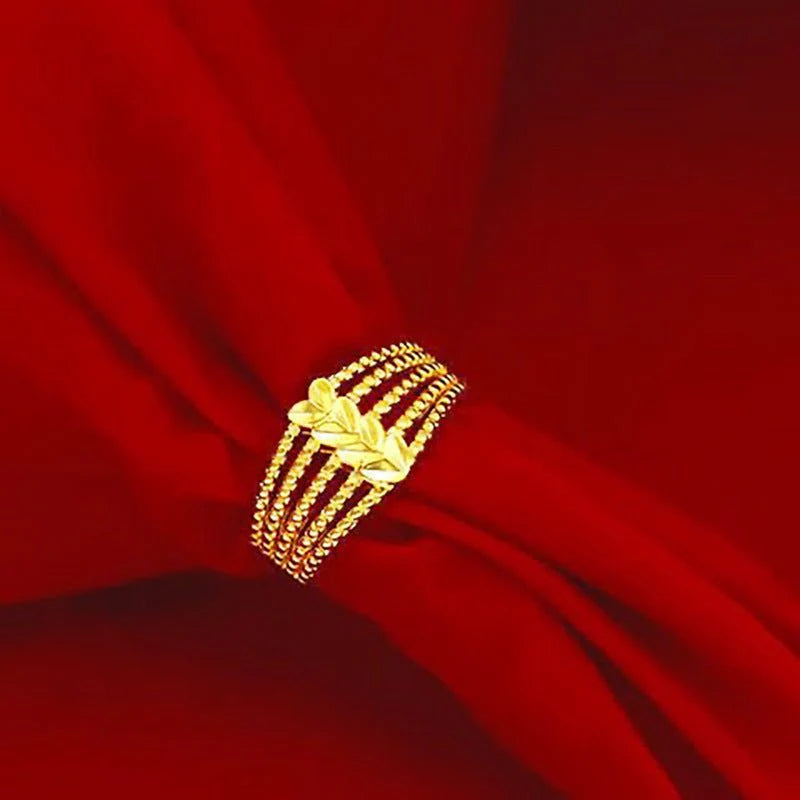 Women's Heart Music Staff Ring Exquisite, Fashionable & Bestselling Heart Open Band High-End, Niche & Versatile Jewelry Gift For Her